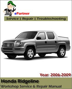 2006 Honda ridgeline owners manual #3