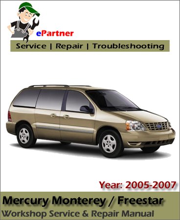 Home Ford Manual Mercury Monterey Service Repair Manual 20052007