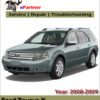 Ford Taurus X Service Repair Manual 2008-2009